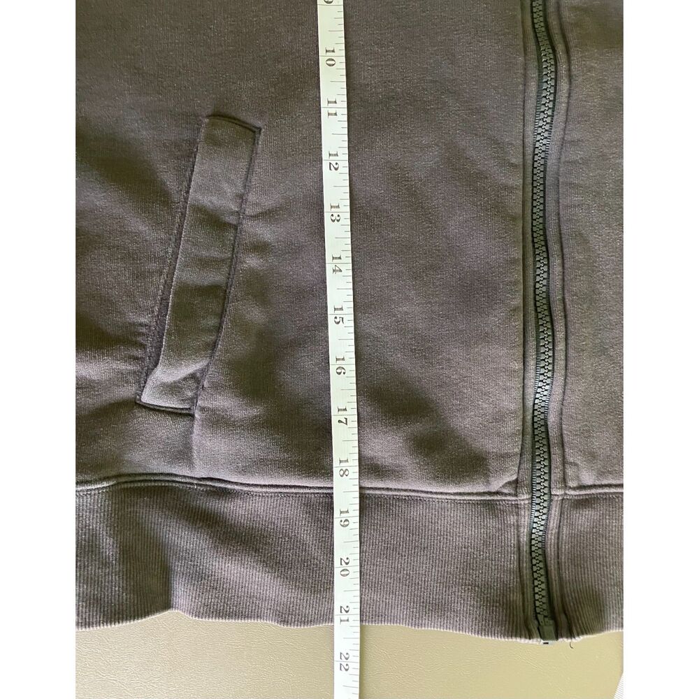 Upwest high neck zip up fleece lined sweat jacket - Picture 8 of 10